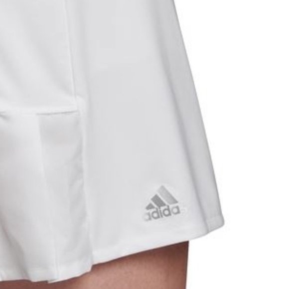 Adidas White Club Long Tennis Skort - Picture 5 of 11